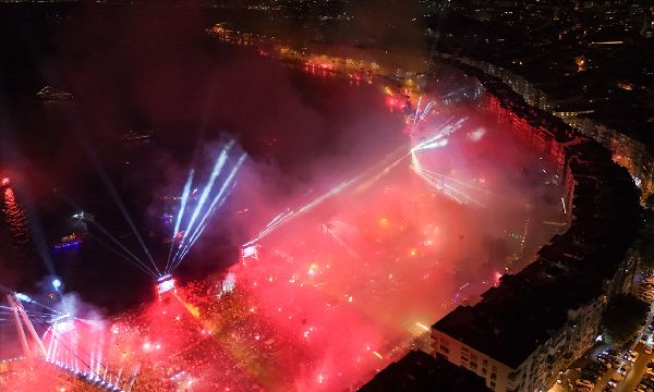 Göztepe 100 yaşında... Muhteşem görüntüler!